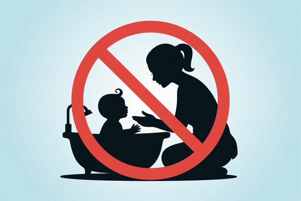 Never leave your baby unattended during bath time.