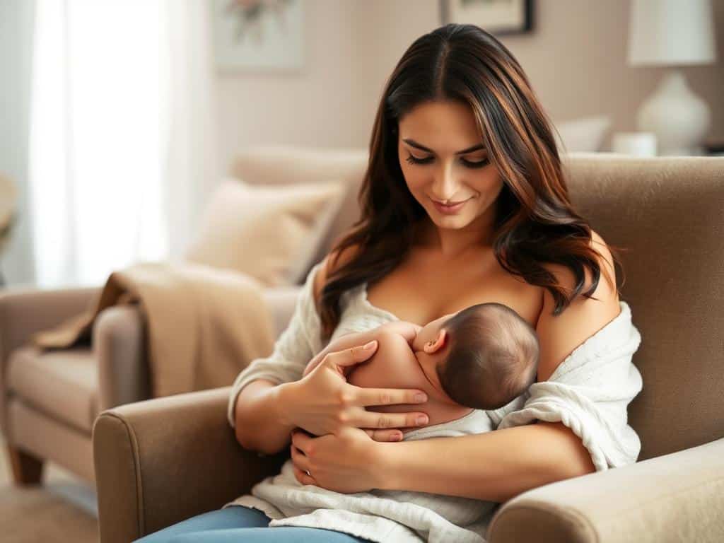 breastfeeding position comfort