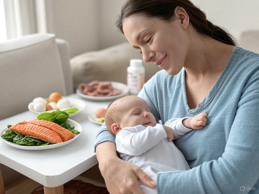 A collection of culturally significant and nutritious foods that support lactation nutrition in breastfeeding mothers globally.
