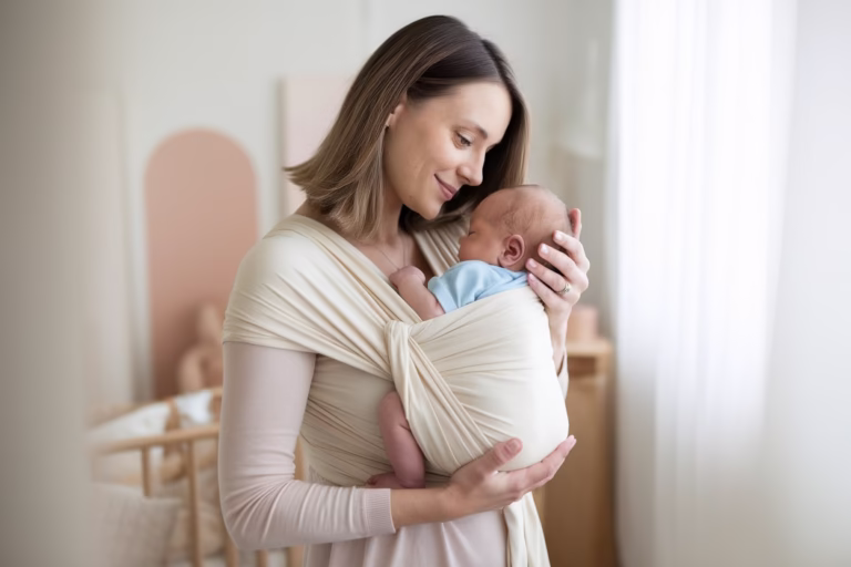 newborn babywearing